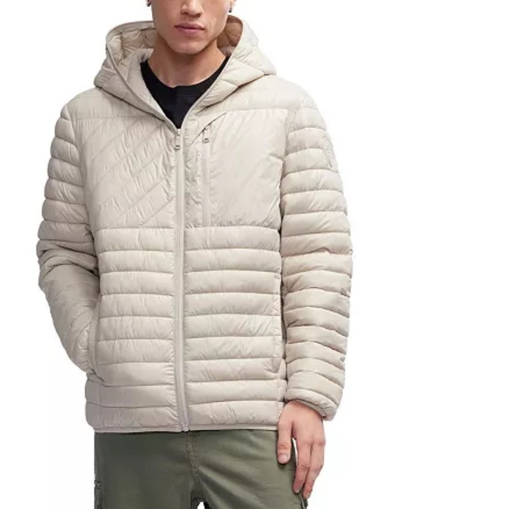 NEW Pajar Osprey Lightweight Packable Quilted Puffer Jacket Mens S Desert Beige